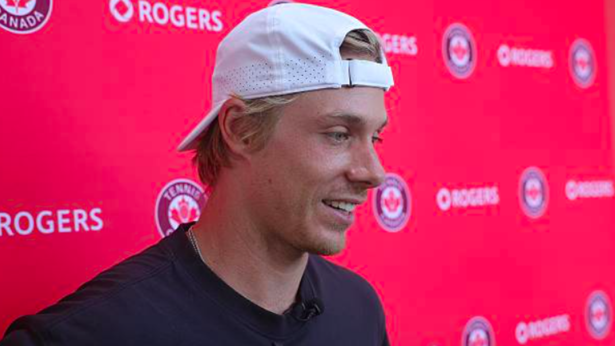 Denis Shapovalov at the Media Day in Toronto. Source: Getty