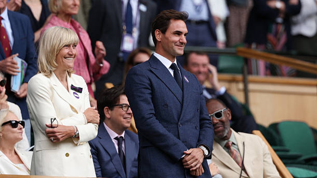 Djokovic, tras verse con Federer: "Fue un saludo muy breve, pero fue muy agradable tenerlo cerca". Foto: Gettyimages