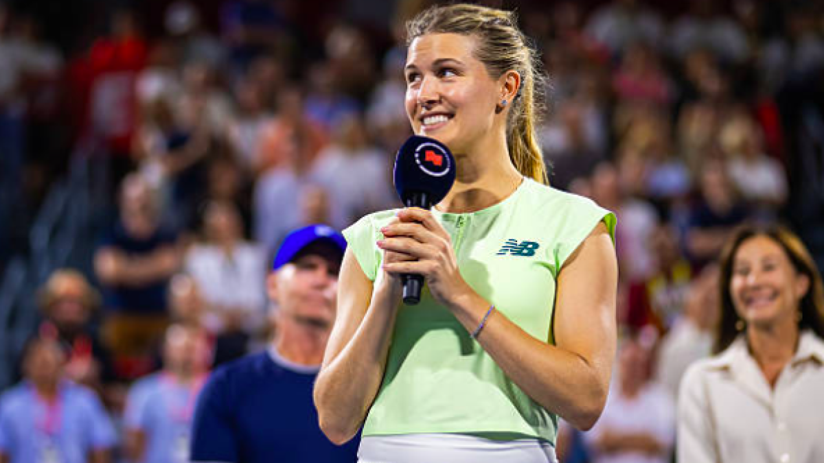 Eugenie Bouchard en su último partido profesional. Fuente: Getty
