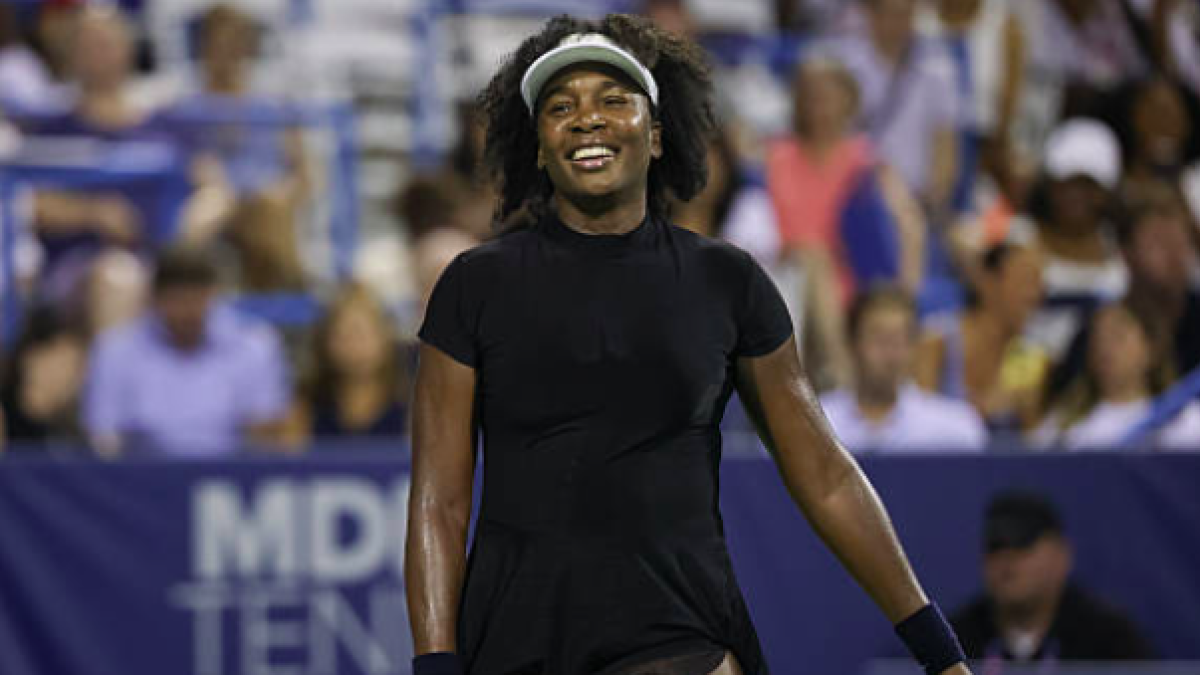 Venus Williams, la protagonista de la noche en Washington. Fuente: Getty