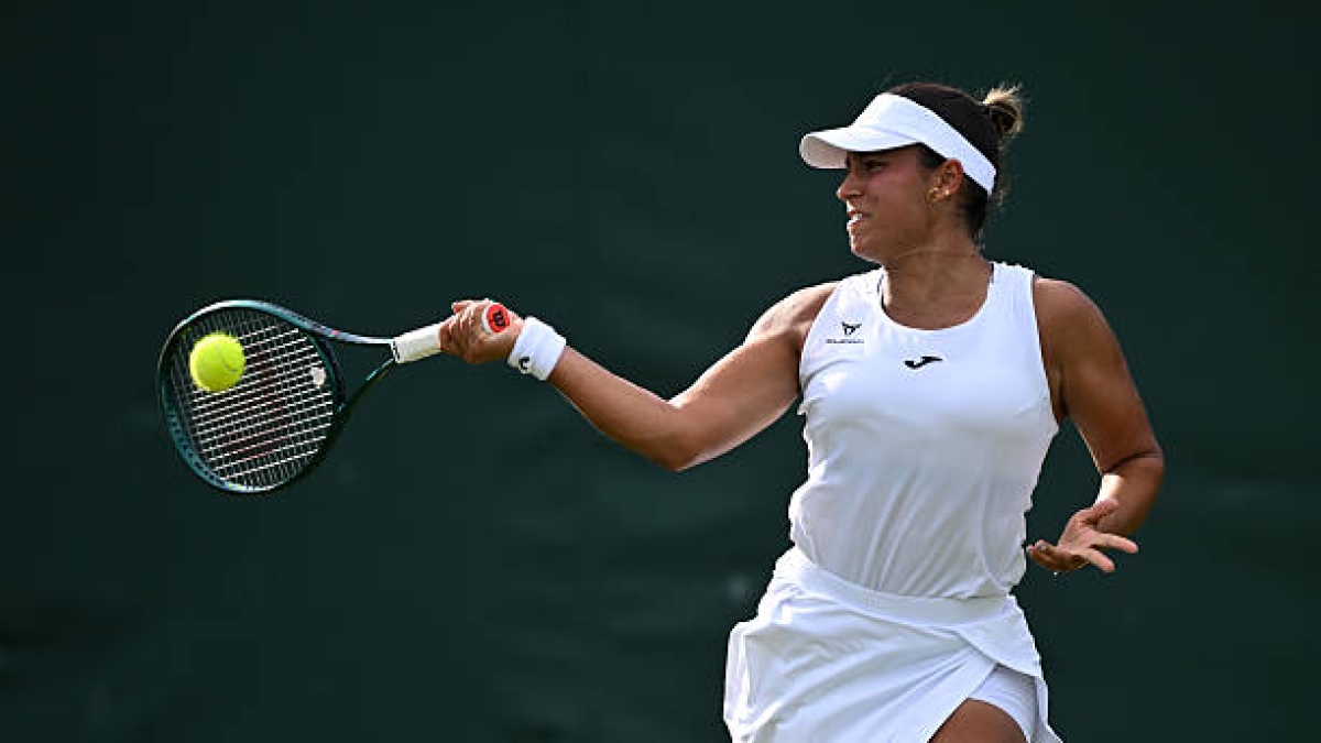 Una Bouzas muy firme aprovecha la retirada de Seidel en su debut en Wimbledon. Foto: Gettyimages
