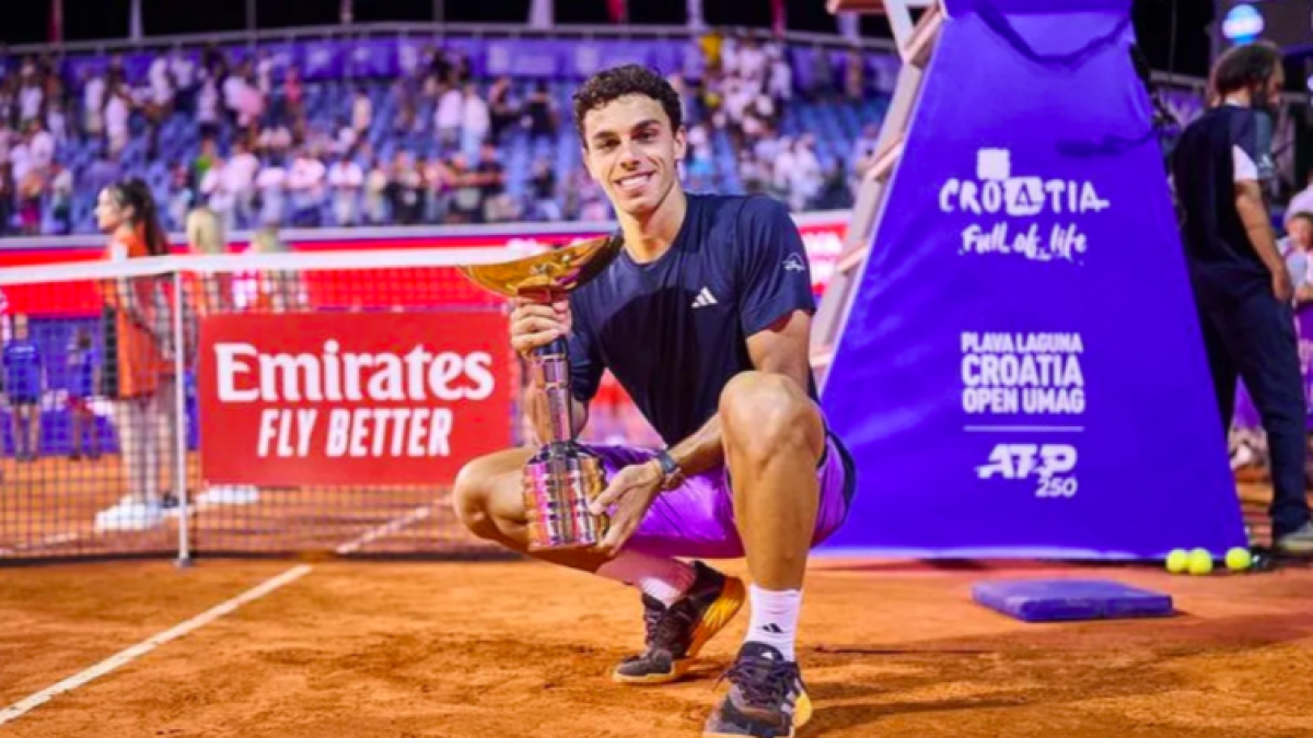 Fran Cerundolo returns to Umag to defend his title. Source: Getty