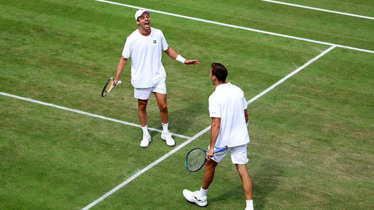 Granollers and Zeballos continue their winning streak and are already in the Wimbledon semifinals. Photo: Getty Images
