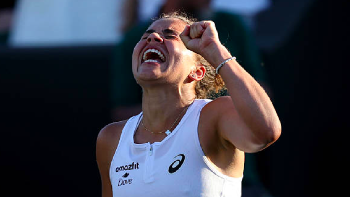 Jasmine Paolini analiza su debut en Wimbledon 2025. Fuente: Getty