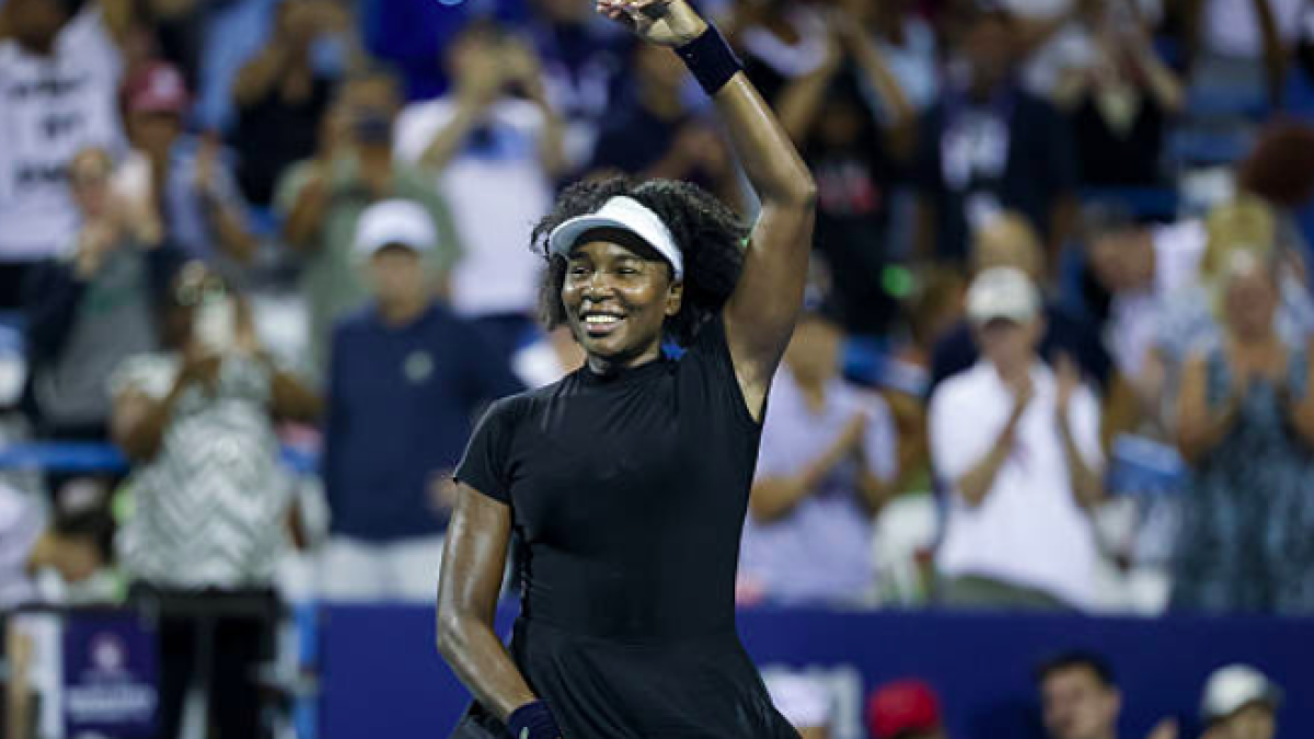 Venus Williams, headed to the record book. Source: Getty