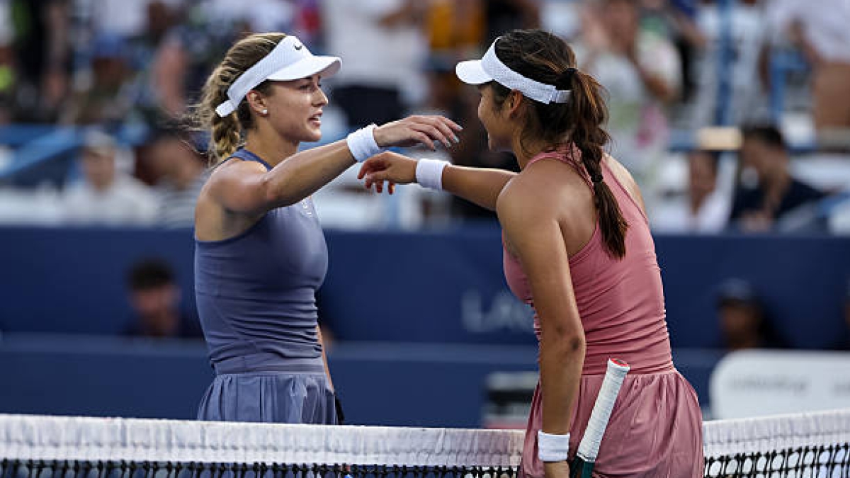 Kalinskaya ends Raducanu's dream and prevents a rematch of the 2021 US Open final. Photo: Getty Images