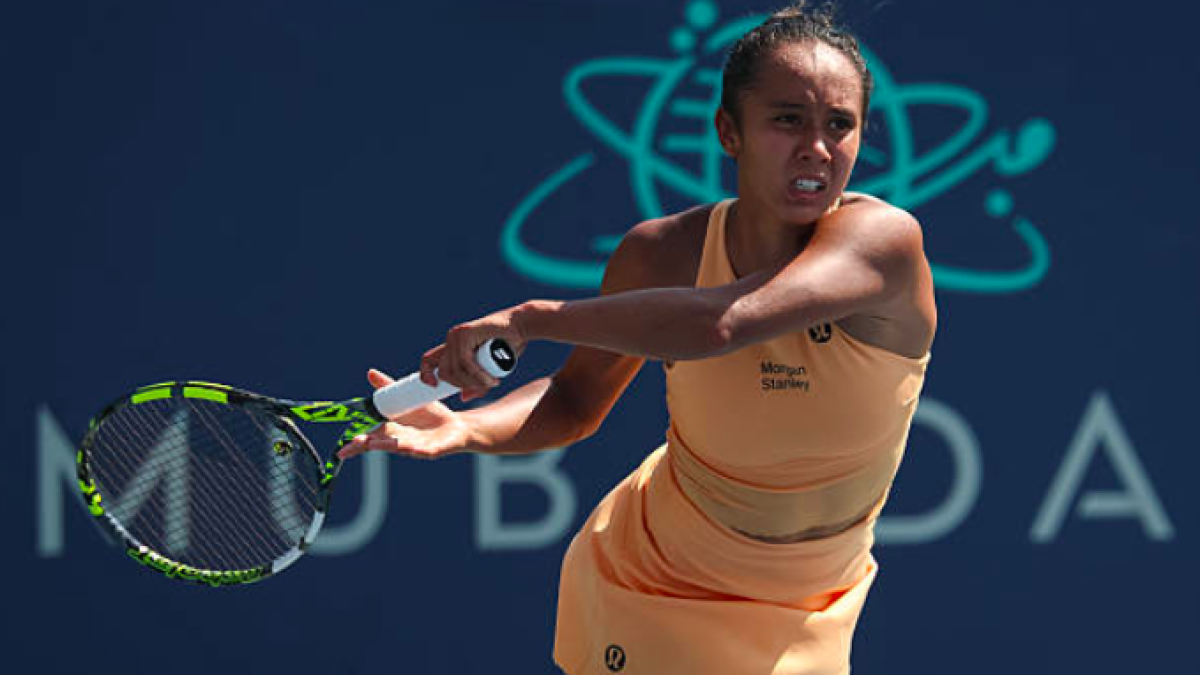 Leylah Fernández brilla en Washington. Fuente: Getty
