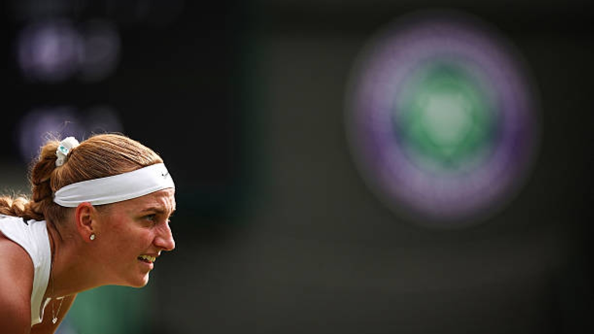 Navarro no tiene piedad y termina con la carrera de Kvitova en Wimbledon. Foto: Gettyimages