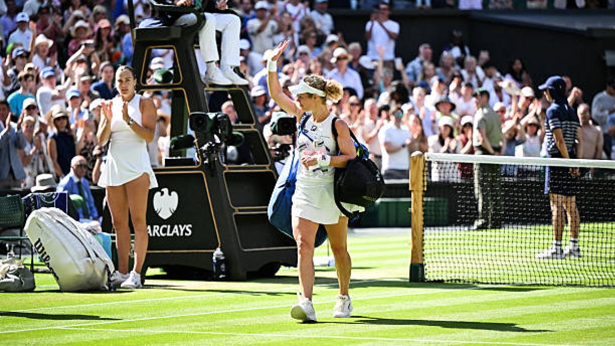 Sabalenka, on Siegemund's tennis: "It's not annoying tennis, it's intelligent tennis." Photo: Getty Images