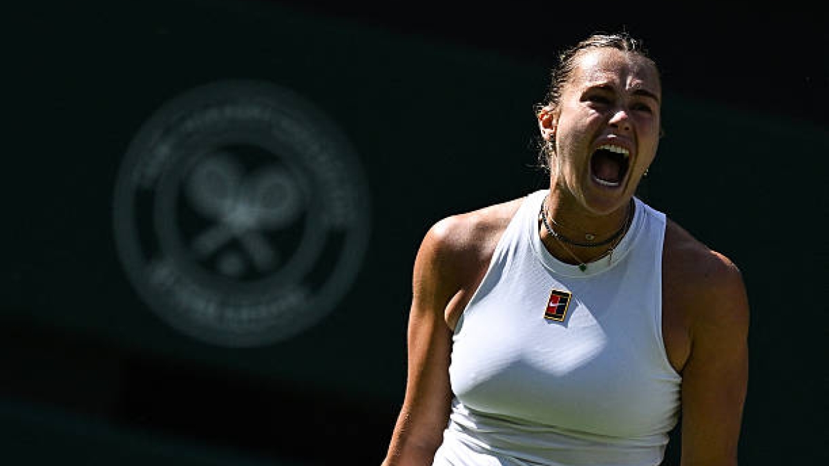 Sabalenka aplica su manual de supervivencia y deshace el truco de Siegemund. Foto: Gettyimages