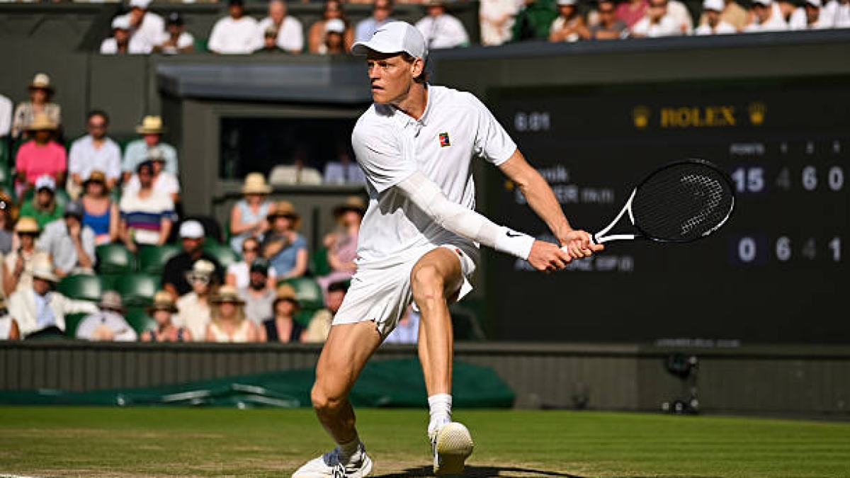 "Sinner's victory at Wimbledon was also a TV success in Italy." Photo: Gettyimages