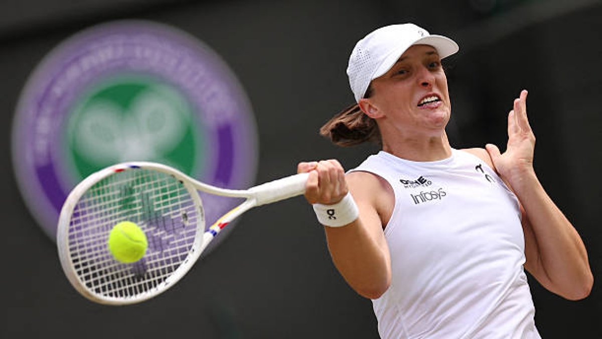 Swiatek termina con la resistencia de Samsonova y se mete en sus primeras semifinales de Wimbledon. Foto: Gettyimages