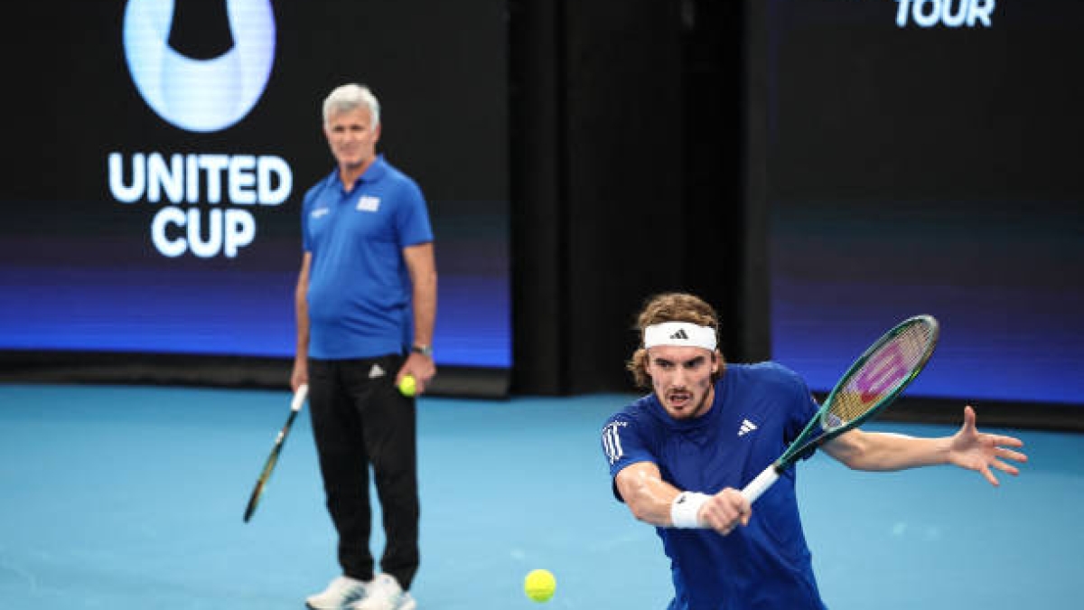 Tsitsipas, on his new partnership with his father: "I want us to be smarter and more honest". Photo: Gettyimages