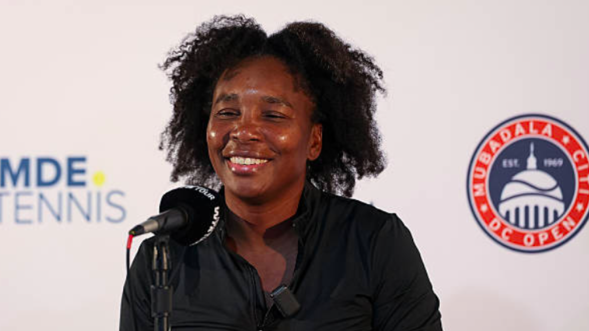 Venus Williams in press conference after her return to the circuit. Source: Getty