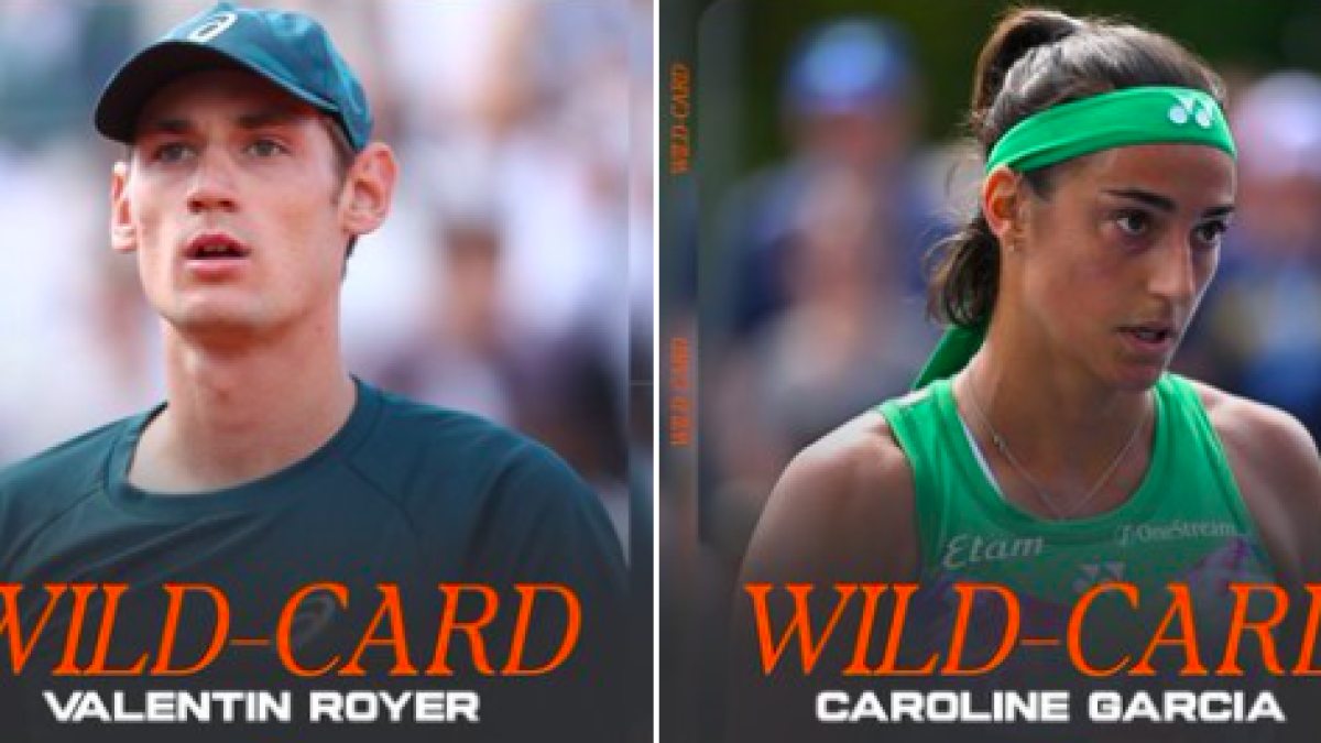 Valentin Royer y Caroline Garcia reciben una WC para el US Open 2025. Fuente: FFT