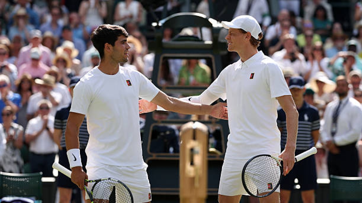 Alcaraz and Sinner, Big 3 rivalry. Photo: gettyimages