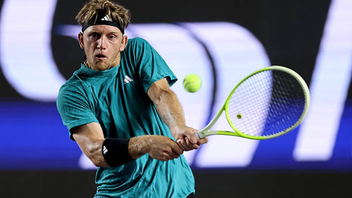 Davidovich le da una lección a Tien en el ATP Washington 2025. Foto: Getty