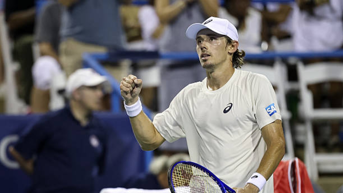 Alex de Minaur returns to the top 10 of the ATP ranking. Photo: gettyimages.