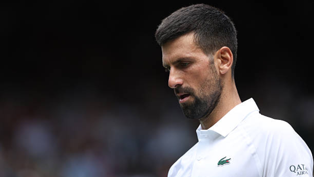 Novak Djokovic and a deep reflection on tennis. Source: Getty.