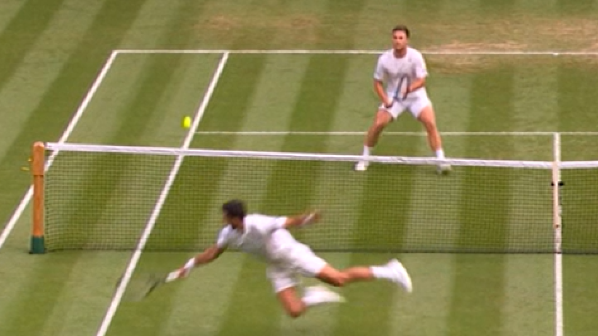 Djokovic, Crazy Point. Photo: Twitter.