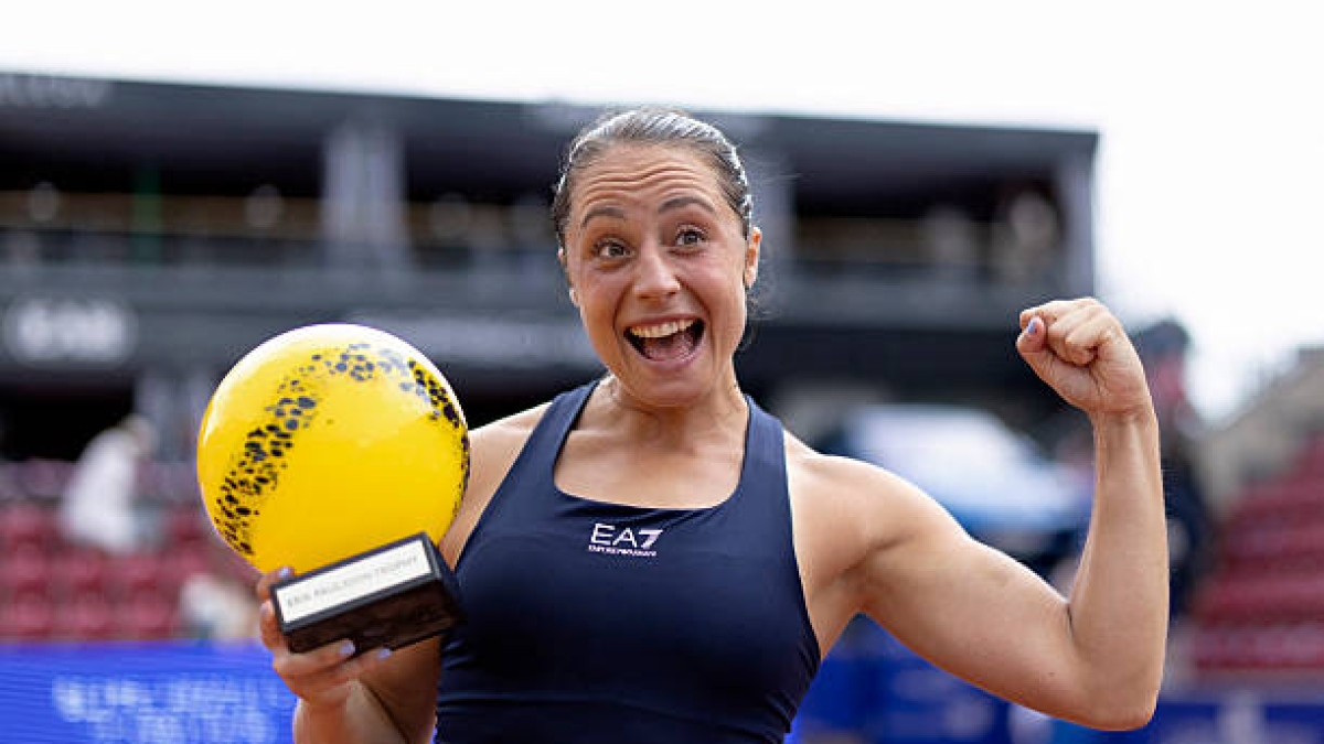 Elisabetta Cocciaretto, champion in Bastad. Photo: gettyimages