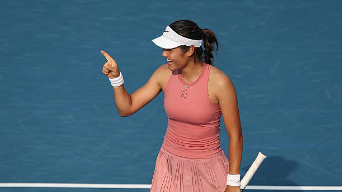 Emma Raducanu in Washington. Photo: Getty Images