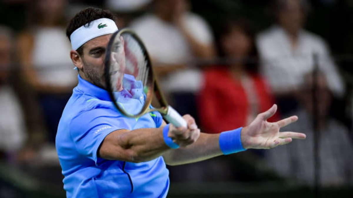 Del Potro at the US Open event. Photo: gettyimages