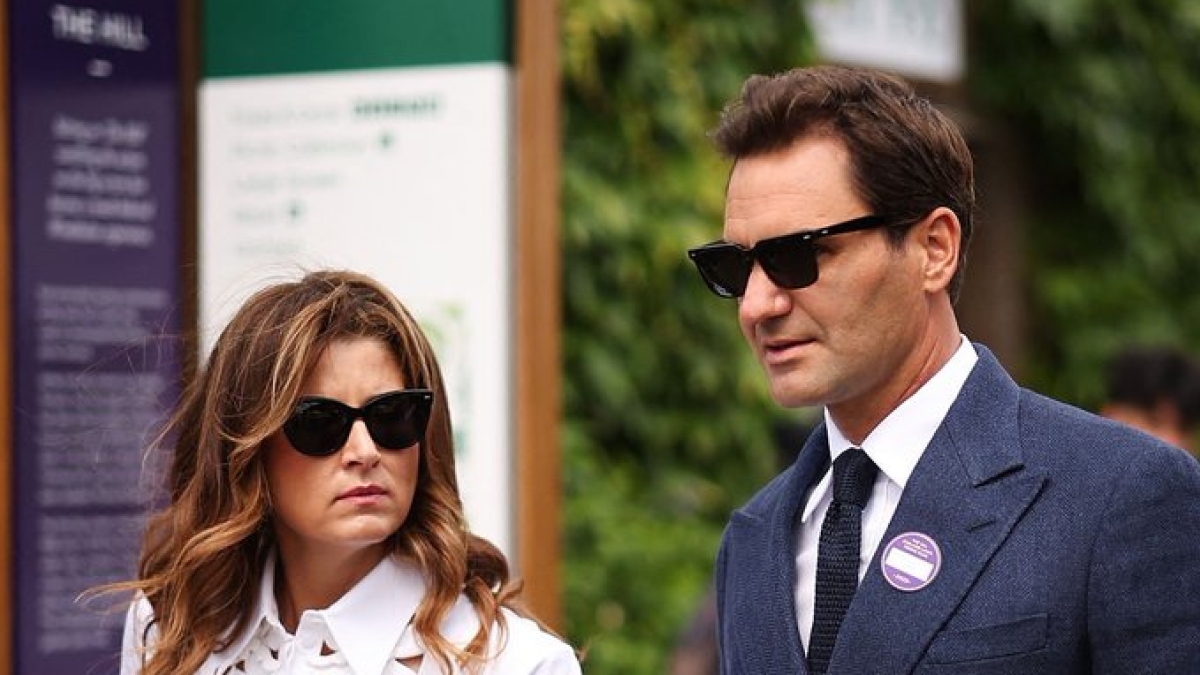 Roger Federer, en Wimbledon 2025. Foto: gettyimages
