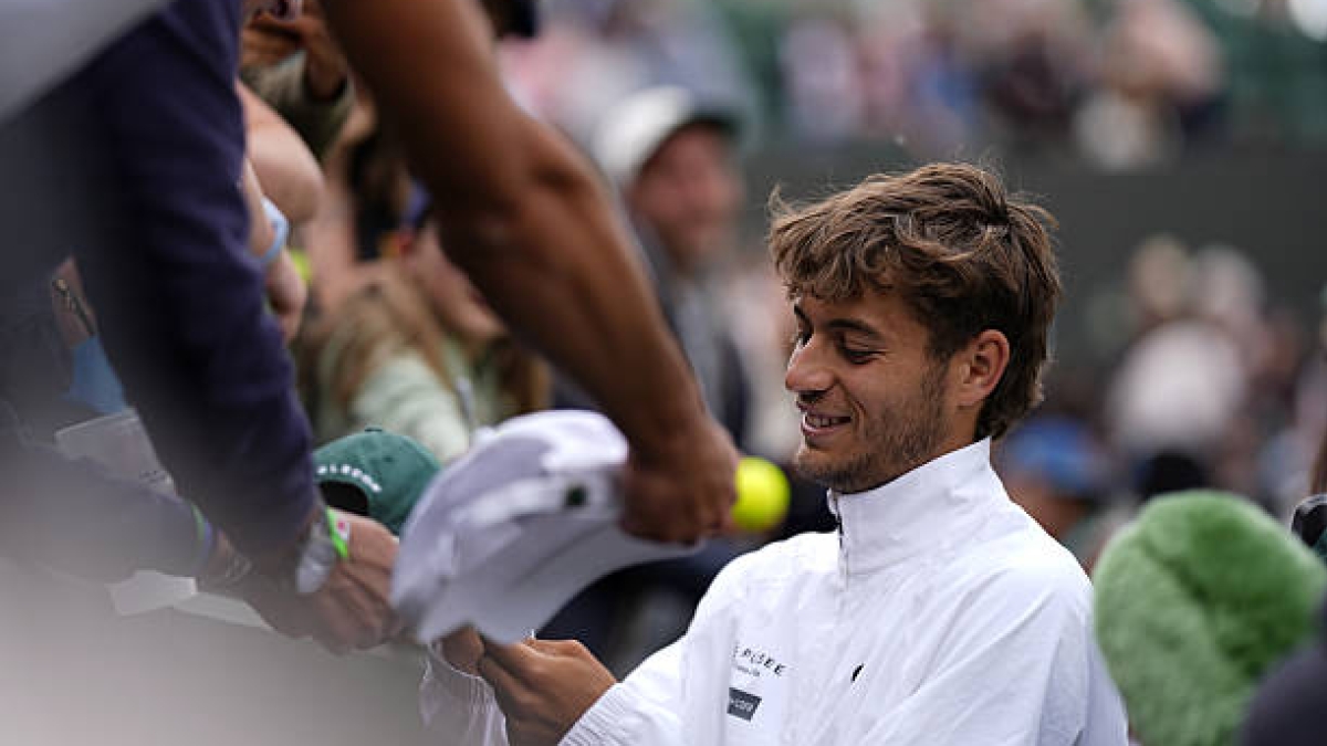 Flavio Cobolli, cuartofinalista en Wimbledon 2025. Foto: gettyimages