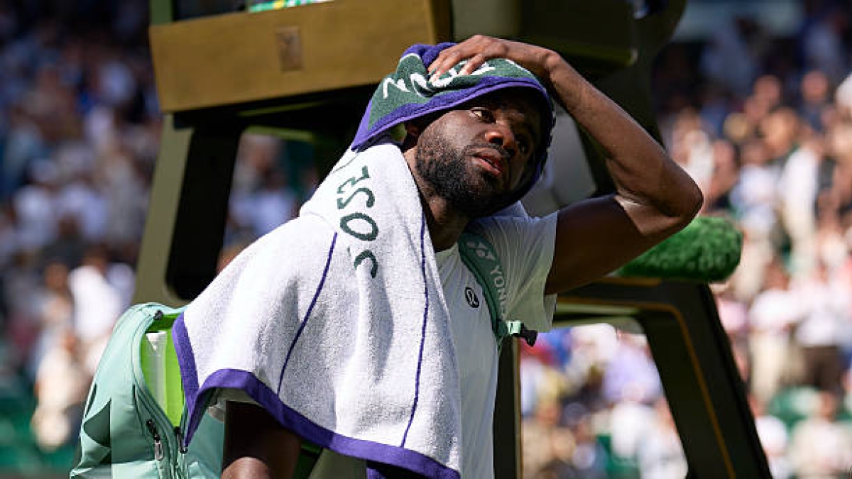 Frances Tiafoe, tennis difficulty. Photo: gettyimages