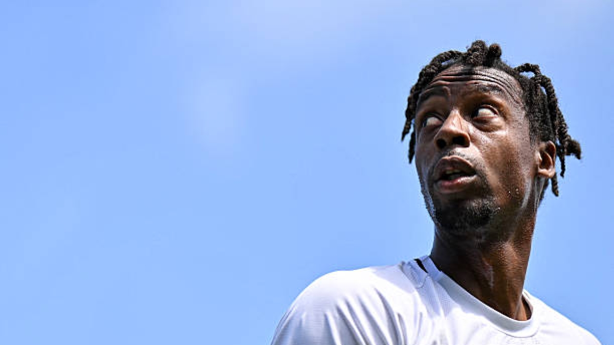 Gael Monfils, reflection after defeat. Photo: gettyimages