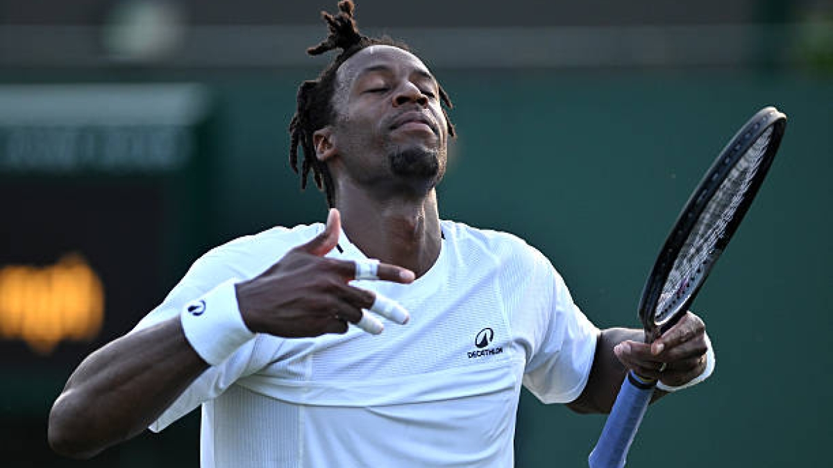 Monfils se da una alegría con una épica batalla contra Humbert. Foto: Getty