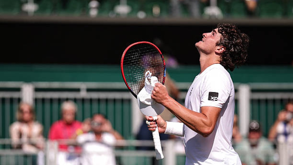 Joao Fonseca habla tras meterse en tercera ronda de Wimbledon 2025. Foto: gettyimages