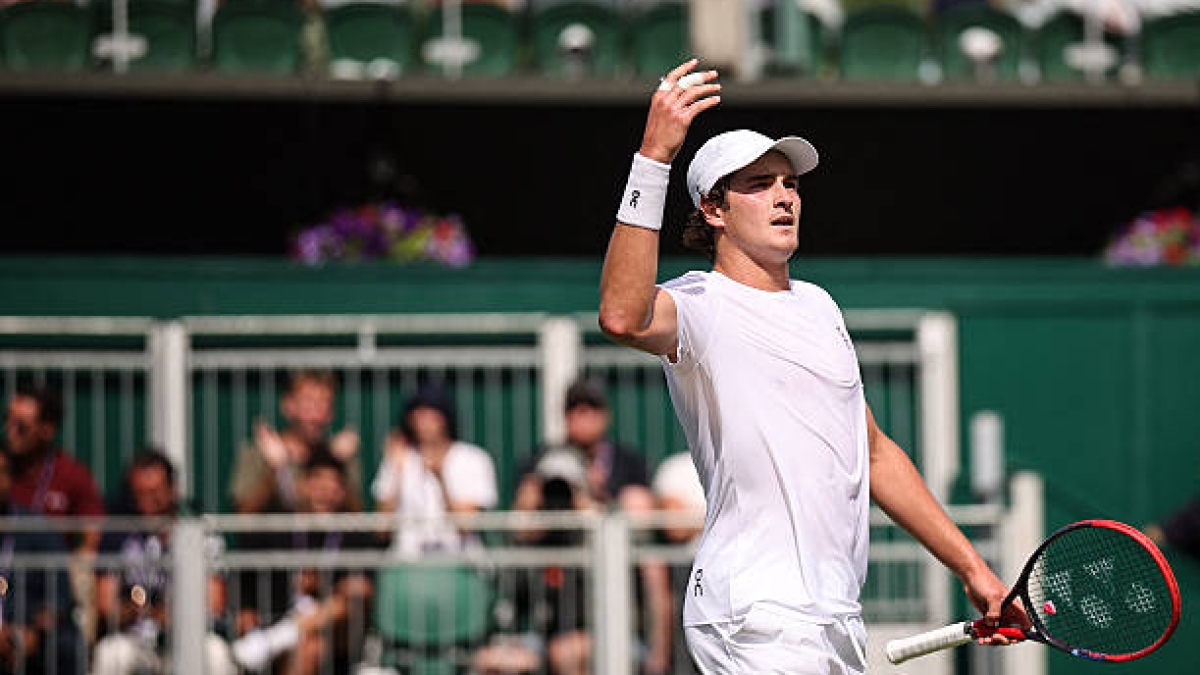 Joao Fonseca, early success at Wimbledon 2025. Photo: gettyimages