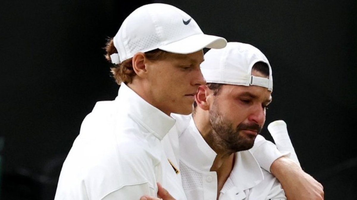 ¿La lesión de Dimitrov fue provocada por el parón para cerrar el techo? Foto: Getty