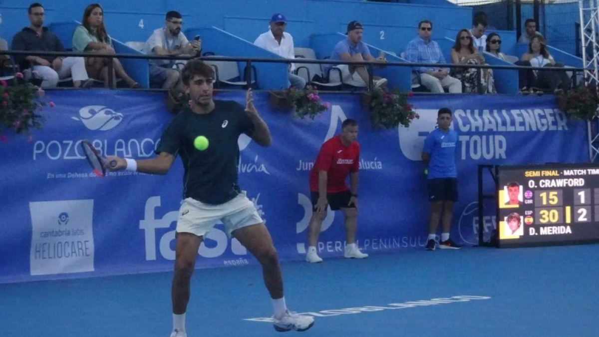 Dani Mérida at the Pozoblanco Challenger 2025. Photo: Getty