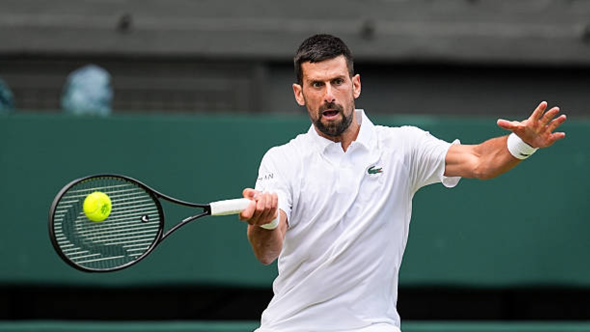 Novak Djokovic, horario y dónde ver en Wimbledon 2025. Foto: gettyimages