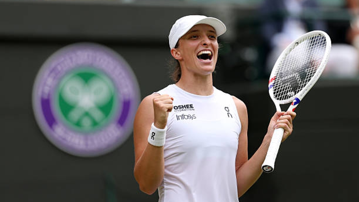 Ranking WTA. Swiatek recupera terreno en la clasificación. Foto: Getty