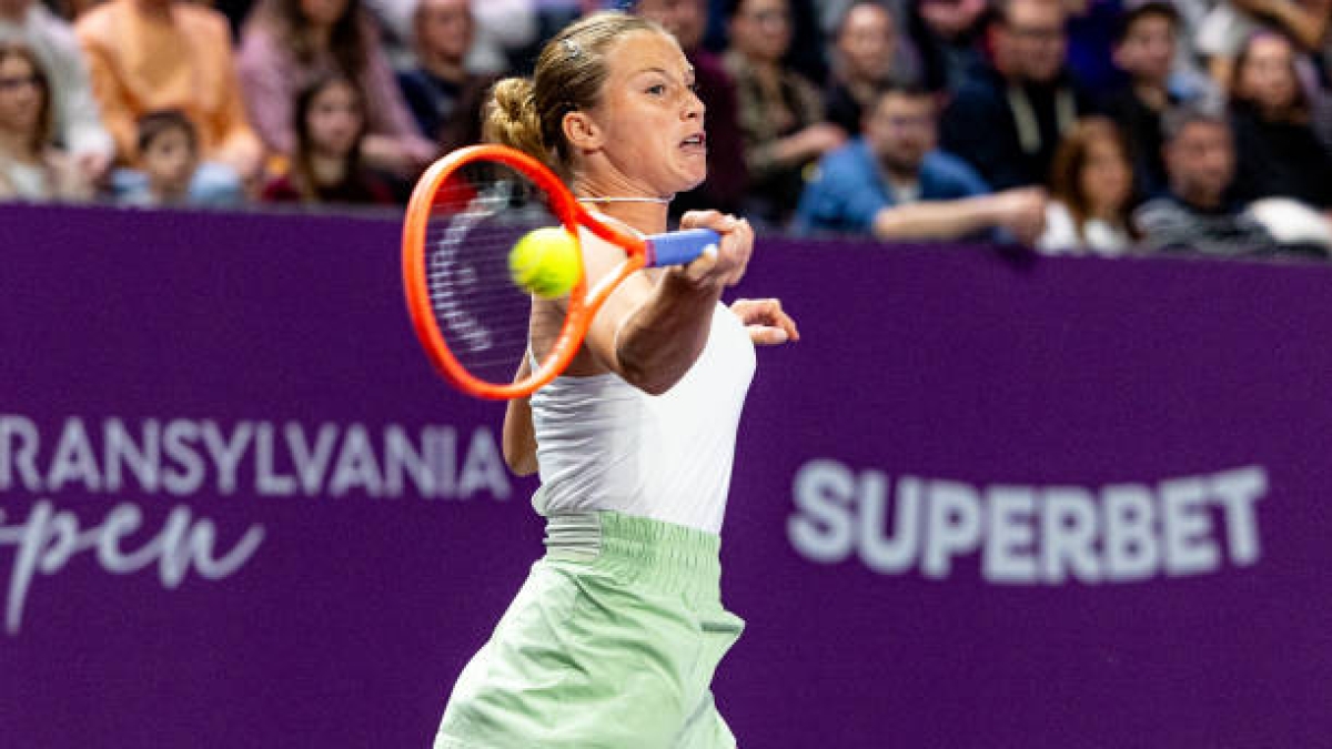 Anna Siskova in Iasi. Photo: Getty Images.