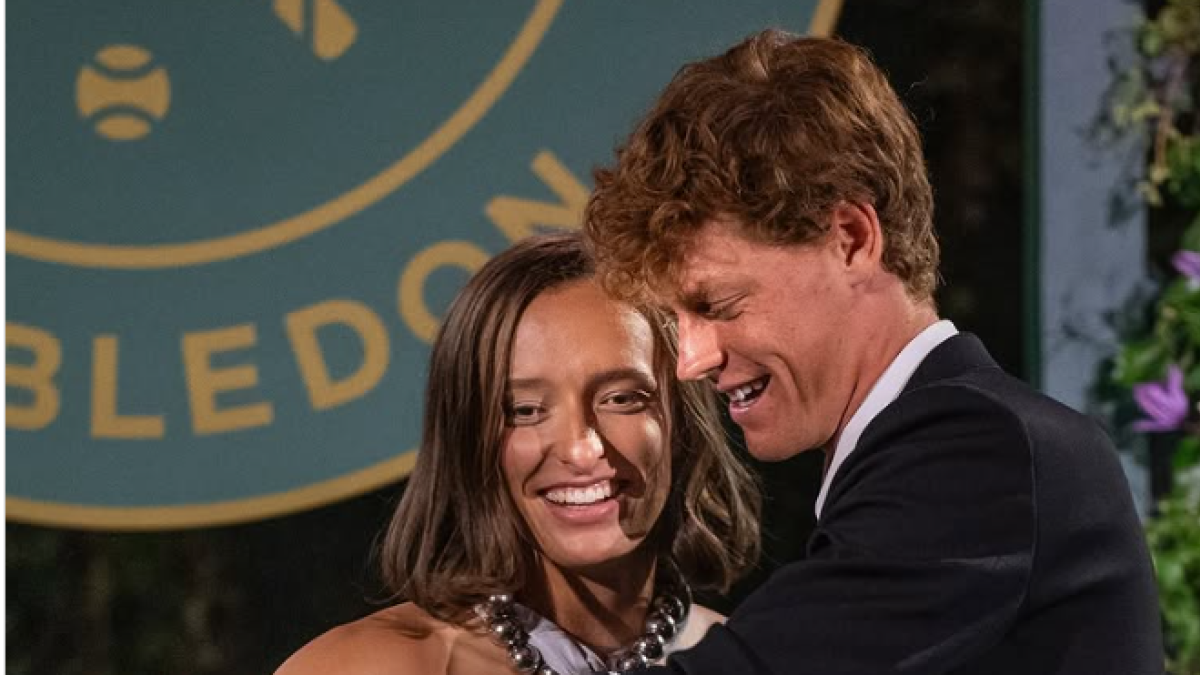 Swiatek and Sinner, Champions' Dance. Photo: gettyimages