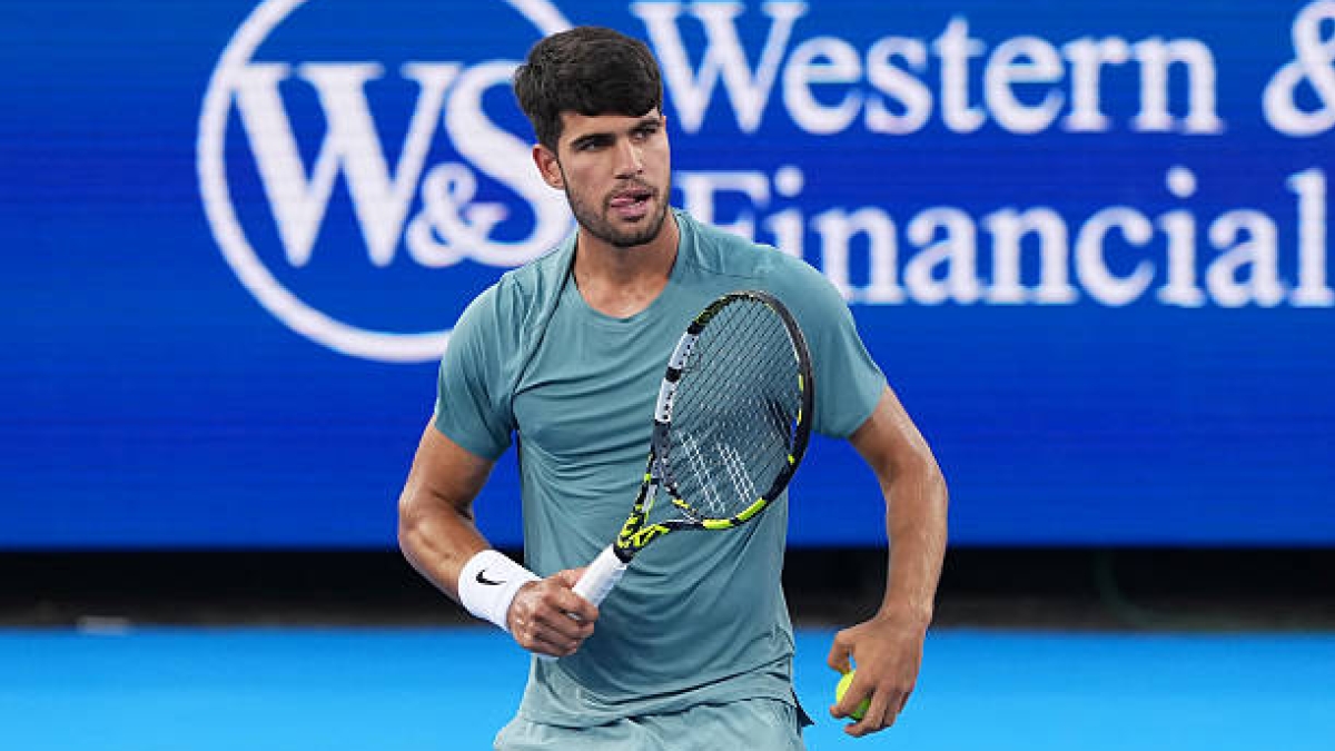 Alcaraz: "Tengo muchas ganas de volver a jugar contra Sinner". Foto: Gettyimages