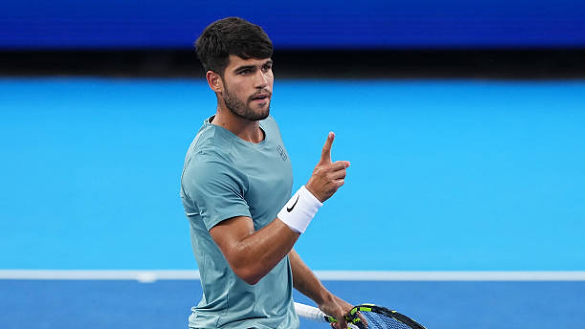 Alcaraz would recover the top spot in the world if he wins the US Open. Photo: Getty Images.