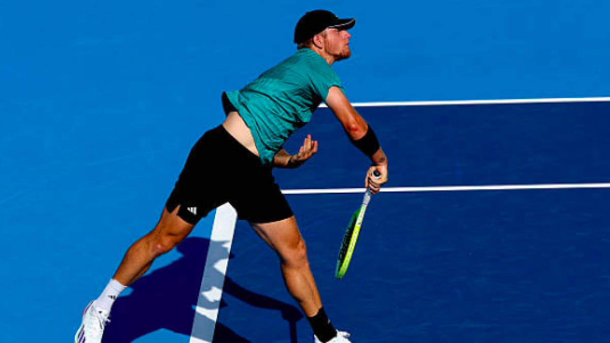Alejandro Davidovich makes a grand debut at the US Open 2025. Source: Getty