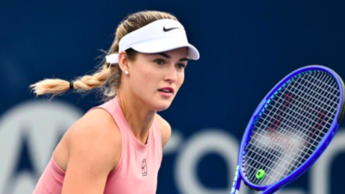 Anna Kalinskaya advances in Cincinnati. Source: Getty