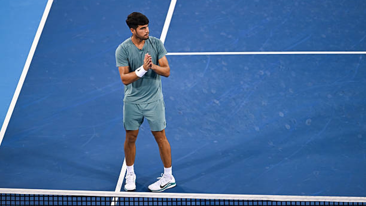 Una fiebre funde a Sinner y Alcaraz se proclama campeón en Cincinnati. Foto: Gettyimages