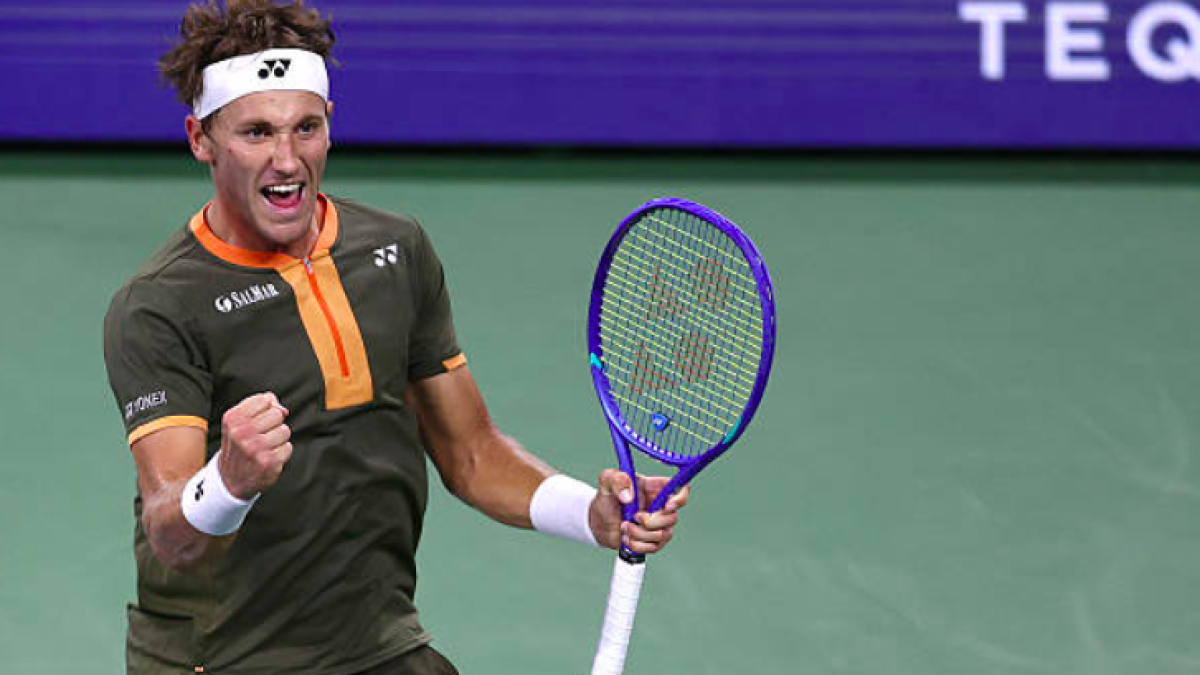 Gran debut de Casper Ruud en el US Open 2025. Fuente: Getty