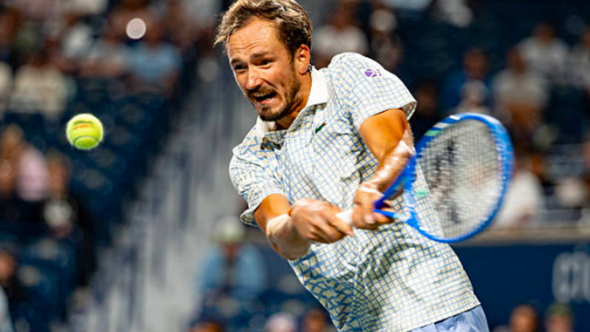 Daniil Medvedev talks about the dominance of Sinner and Alcaraz. Source: Getty