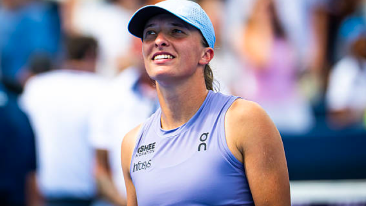 Iga Swiatek and the craziest fact in WTA 1000 tournaments. Source: Getty