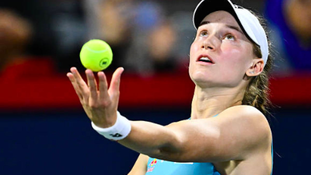 Elena Rybakina is already in the round of 16 of the WTA Montreal. Source: Getty