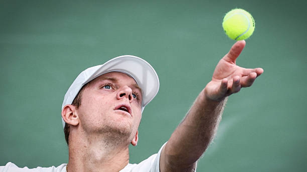 Davidovich's witty response when asked about his new married life. Photo: Getty Images